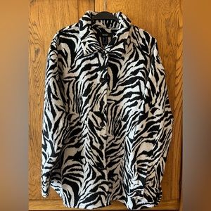 Forever 21 zebra print shacket